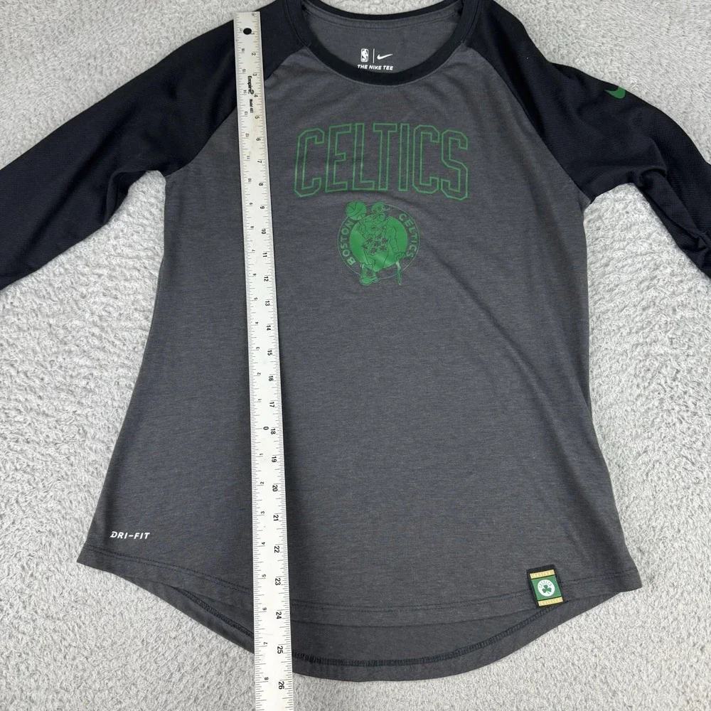 Nike Dri-Fit Boston Celtics NBA Long Sleeve Women's Shirt Size‎ Small Baseball
